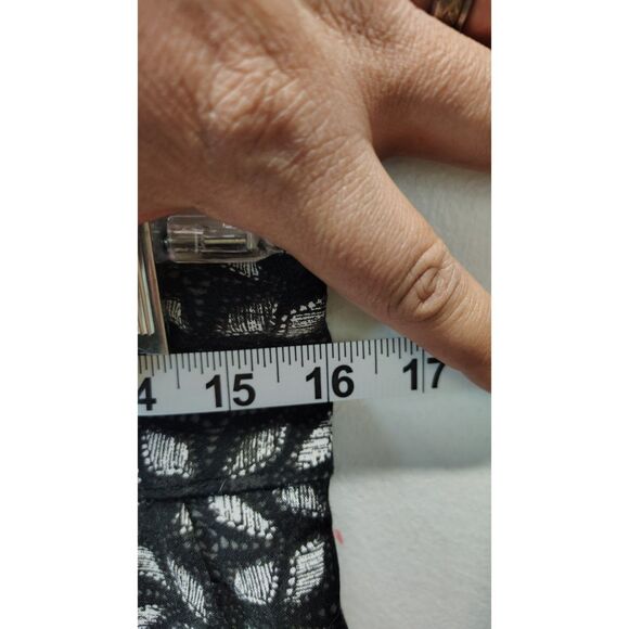 Maurice's Women's Medium 4inch Black Drawstring Elastic Waist Paper Ba Shorts - Picture 4 of 5